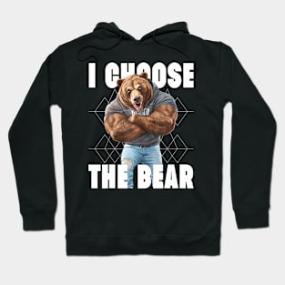 The Bear In Woods 2024 I Pick The Bear Women Hoodie